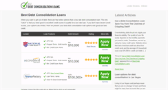 Desktop Screenshot of bestdebtconsolidationloans.com